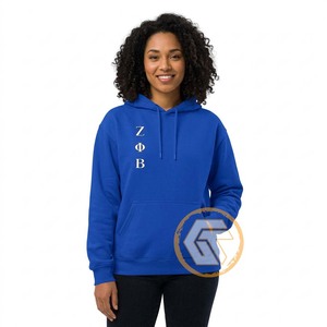 Tresors grecs – Sweat-shirt personnalisable pour adultes, hiver, Zeta Phi Beta, pour femmes, avec broderie machine sur le devant, respirant, 100 % coton polaire - Product Image 4