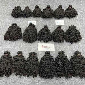 Top produit Fuzz Curl cheveux humains cheveux vietnamiens sans enchevêtrement aucune perte SDD RTS prix de gros - Product Image 4