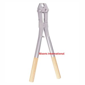 คีมตัดลวดเหล็ก K สำหรับศัลยกรรมกระดูกแบบแมนนวล ยี่ห้อ BISONS ผลิตจากสแตนเลส - Product Image 3