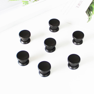 Pomo de Cajón Contemporáneo de Aleación de Zinc en Negro Mate para Cómodas, Armarios de Dormitorio, Guardarropas, Cocina, Muebles de Sala de Estar y Decoración - Product Image 3