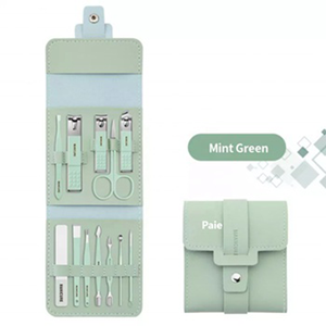 Premium Stainless Steel Nail Care Grooming Kit Heavy Duty Nail Clippers with Elegant Travel Storage <b>Case</b> - Product Image 1