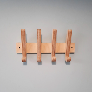 Brown Wood Triangle Hook Hanger 4 Pieces Set For <b>Wall</b> <b>Clothes</b> Hanging Holder Top Quality & Excellent Price - Product Image 6