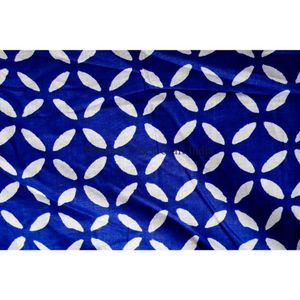 Tela de Algodón Ligera y Ecológica con Estampado Floral, Tela Tejida a Mano India Multicolor para Bolsos y Camisas - Product Image 4