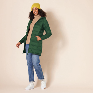 Veste longue matelassée pour homme, coupe-vent, très rembourrée, avec capuche, style international de luxe, protection optimale pour l'hiver, 70% rembourrage - Product Image 3