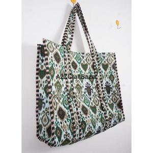 Bolso Tote de Algodón a Rayas Vintage de Lujo de Alta Gama para Mujer, con Asa Larga, Ideal para Viajes de Verano, Playa, Almacenamiento y Exhibición - Product Image 5