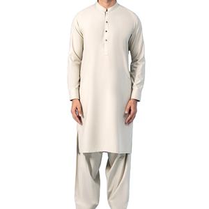 Nuevo estilo Algodón Ropa de verano Estilo tradicional e informal Precio barato Venta directa de fábrica Hombres Shalwar Kameez Secado rápido Transpirable - Product Image 1