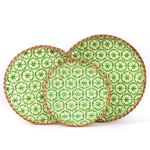 Wholesale bamboo <b>trays</b> for party serving & wall decor top selling natural weaved <b>storage</b> <b>tray</b> - Product Image 6