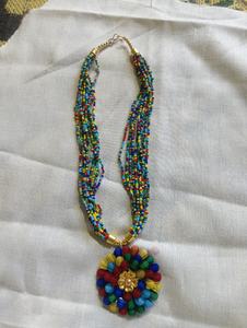 สร้อยคอทำมือจากลูกปัดแก้วสไตล์โบฮีเมียนหลายชั้นประดับด้วยลูกปัดมิยูกิ สร้อยคอแบบโชคเกอร์ทันสมัยและเป็นมิตรต่อสิ่งแวดล้อมสำหรับผู้หญิงและเด็กผู้หญิง - Product Image 2