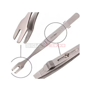 Pinzas de Precisión en Forma de U con Orificio Interior, de Acero Inoxidable, para Depilación, Modelado de Cejas, Extracción de Espolones, Cuidado de la Belleza, Antideslizantes - Product Image 1