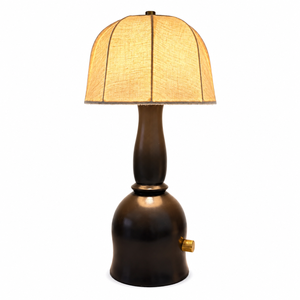 Vintage Rechargeable Wooden <b>Table</b> <b>Lamp</b> | 2600mAh Battery Fabric Shade Cordless LED Desk <b>Lamp</b> 10 Hours Runtime Premium Home Decor - Product Image 1