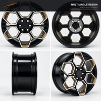 Jantes forgées 6061-T6 à 6 branches, finition turbine usinée argent + liseré noir concave, 18-22 pouces, 5x108 5x112 5x120 pour BMW Audi Mercedes-Benz