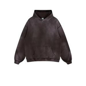 High Quality Cotton Oversize Hoodie <b>Thick</b> <b>Fleece</b> Drop Shoulder Plain Blank Custom French Terry Men Hoodies - Product Image 1