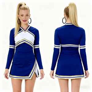 Ropa de Baile Transpirable de Alta Calidad con Impresión por Sublimación, Corte Ajustado, para Entrenamiento Profesional y Uniformes de Animadoras - Product Image 1