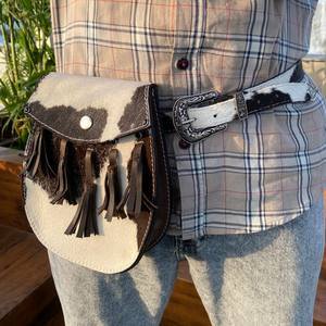 Vente chaude élégant fait à la main en cuir de vachette véritable glands taille sacs Style moderne bandoulière sangle réglable Sporran ceintures - Product Image 2