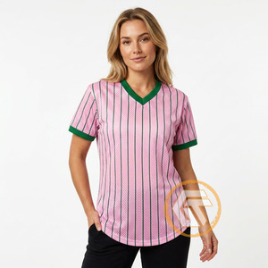 อัลฟ่าที่ปรับแต่งได้ |   เสื้อยืดลำลองสำหรับสตรี แบรนด์ Kapa รุ่น Sorority ผ้าระบายอากาศ คอวี แขนครึ่งแขน ผ้า Lekra Jersey น้ำหนัก 180 กรัม เป็นมิตรกับสิ่งแวดล้อม คุณภาพสูง - Product Image 2