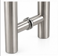 Poignées de tirage en forme de H de qualité professionnelle, finition de surface lisse, design ambidextre, garantie de 3 ans, utilisation pour portes, personnalisable