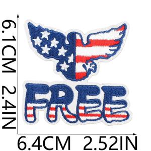 Professional Factory Custom Embroidery Badge <b>Iron</b> On Woven Patch for Clothes Jackets Uniforms Hats with Personalized Logo Design - Product Image 4