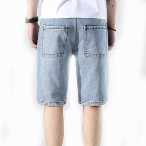 Última Llegada, Shorts de Mezclilla Personalizados para Hombre, de Alta Calidad, para Verano, a Rayas, Azul Claro, Shorts de Mezclilla Personalizados - Product Image 2