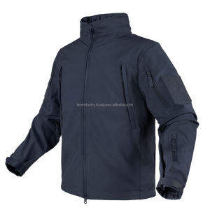 Personalizado transpirable impermeable cálido y resistente al desgaste chaqueta Softshell hombres al aire libre chaqueta Softshell ropa suave - Product Image 5