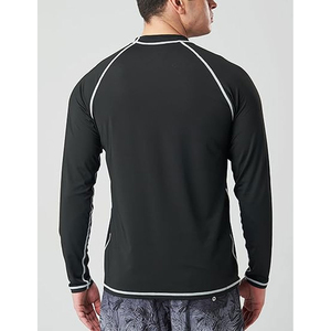 Maillot de bain professionnel unisexe à manches longues, coupe compressive, léger et extensible, pour la plage, le surf, la plongée, la plongée avec tuba, la piscine - Product Image 3