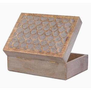 Wholesale Unfinished <b>Wooden</b> <b>Treasure</b> <b>Chest</b> Box With Metal Clasp Small Pine Wood Keepsake Jewelry Organizer For DIY Arts Crafts - Product Image 2
