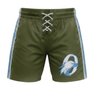 Ensemble short et maillot de hockey sur glace sublimé vert olive pour hommes, en polyester, col en V, uniforme de sport imprimé, tenue d'entraînement et de compétition - Product Image 4
