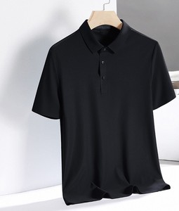 Camiseta de Hombre de Color Sólido, Cuello Redondo, Manga Corta, Corte Regular, Informal, Cómoda para el Día a Día, Prenda Básica Esencial - Product Image 2