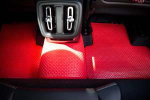 KATA VINA Tapis de sol de voiture en PVC rouge de qualité supérieure, résistant aux intempéries, épaisseur 5 mm, imperméable, ensemble complet de 3 pièces pour berline - Product Image 4