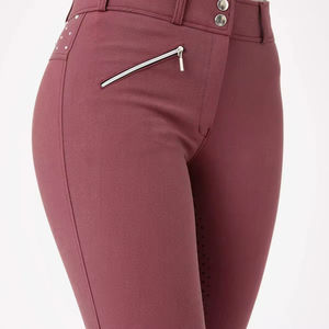 Women's Outdoor Horse Riding Breeches Tight <b>Equestrian</b> Pants Full Seat Silicone Factory Hot Sale - Product Image 3
