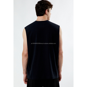 เสื้อกล้ามผู้ชายคุณภาพสูงรุ่นใหม่ล่าสุด ผ้าเรียบสีพื้น แห้งเร็ว ผลิตจากผ้าฝ้าย 100% - Product Image 4