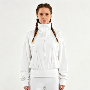 Stand Collar Oversize Ladies Windbreaker Waterproof <b>Jackets</b> Custom Branding Running Hiking Camping Travel Wear Nylon <b>Jacket</b> - Product Image 4