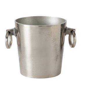 Enfriador de vino popular de aluminio fundido con acabado plateado, cubitera para champán con tapa y asa para bar y fiestas, enfriadores de cerveza - Product Image 5