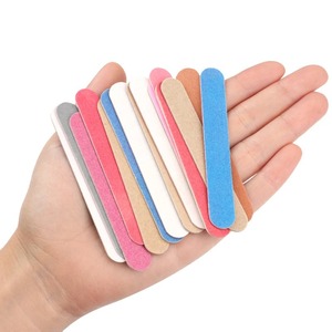 Paquete de 100 Limas de Uñas de Cristal Mini, Juego de Limas de Doble Cara, Coloridas, Desechables, Grano 100, Herramienta para el Cuidado de las Uñas - Product Image 1