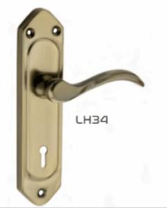 Cerradura de Puerta Exterior Anticorrosión con Manija de Palanca de Diseño en Hierro - Product Image 2