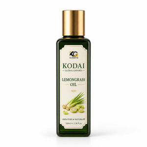 Aceite Esencial de Limoncillo de Tamil Nadu 100% Puro y Natural de Primera Calidad, Destilado al Vapor, para Aromaterapia y Cuidado Facial, Kodai Global Export - Product Image 1