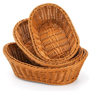 Panier à pain en rotin artisanal en gros - Rangement tissé naturel |   Moradabad - Product Image 5