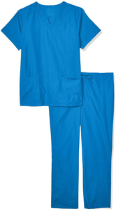 Custom Fit Women Medical <b>Scrub</b> <b>Set</b> V Neck Hospital Uniform Doctor Nurse Work Suit High Quality Women V Neck <b>Scrubs</b> <b>Set</b> Medical - Product Image 2