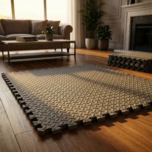 Tapete de Seguridad de Espuma EVA de 60x60cm x 10mm – Tapete de Juego Suave Encastrable para Jardín de Niños y Área de Juegos Infantiles - Product Image 1