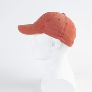 Gorra de Béisbol Coral de 6 Paneles, Ajustable, Unisex, Estilo Casual, Color Sólido, Algodón Lavado, Talla Adulto 56-58CM - Product Image 3