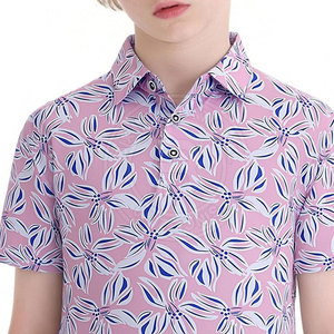 Camiseta de Polo de Golf para Jóvenes, Transpirable, de Manga Corta, Ropa Deportiva de Alto Rendimiento, Ropa Deportiva Activa - Product Image 4