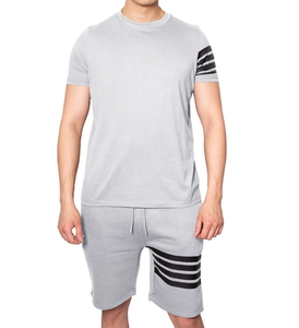 Ensemble de survêtement personnalisé pour homme : T-shirt et short d'été (2 pièces) - Product Image 4