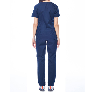 Blouse unisexe de la série américaine pour uniformes hospitaliers, veste zippée en tissu TRS chaud, imprimée, pour infirmières - Product Image 3