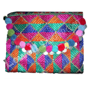 Hermosos Bolsos de Mano Estilo Bohemio Kantha, Bolsos de Algodón Vintage Banjara para Mujer, Bolsos de Mensajero Acolchados Hechos a Mano - Product Image 6