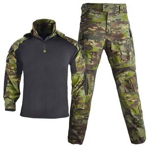 Ensemble de tenue tactique unisexe en polyester/coton respirant et indéchirable pour l'extérieur, camouflage, uniforme de type grenouille, vente en gros - Product Image 3