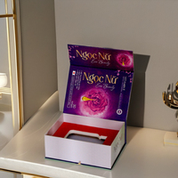 Boîtes en papier rigides haut de gamme personnalisables pour cosmétiques Emballage durable Laminage brillant Conceptions portables Tailles robustes pour les yeux