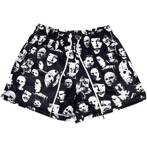 Pantalones Cortos Deportivos de Malla para Hombre, con Estampado Gráfico Sublimado, de Secado Rápido, Transpirables, para Baloncesto y Uso Casual - Product Image 3
