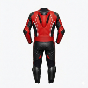 Traje de Motocicleta Personalizado de Última Moda, Chaquetas de Motocicleta de Cuero Genuino y Traje de Motociclista para Carreras, Traje de Motocicleta para Carreras Callejeras - Product Image 4