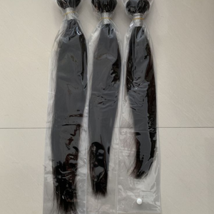 Máquina de 22 pulgadas para extensiones de cabello humano virgen indio de doble trama, puntas gruesas, doble densidad, 100 gramos, permable - Product Image 4
