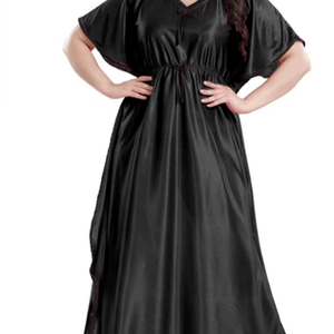 New Kaftan Handmade Moroccan kaftan Dress Batwing Wide Sleeve VNeck Polyester Regular Fit Casual Evening Party <b>Flared</b> Sleep Wear - Product Image 1