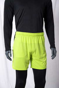 New Arrival Awrah Covering Shorts Muslim Men Double <b>Layer</b> Swimwear <b>Mid</b> Waist Inner Compression Solid Awrah Shorts - Product Image 5
